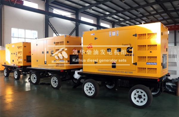 西安高速三臺(tái)100KW移動(dòng)發(fā)電機(jī)組成功出廠(chǎng)